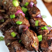 Asian Marinated Beef Skewers